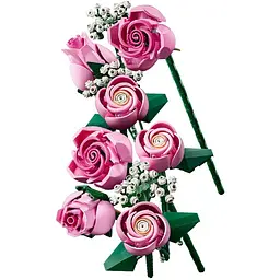 Конструктор LEGO Botanicals Букет рожевих троянд 789 деталей (10374) - мініатюра 4