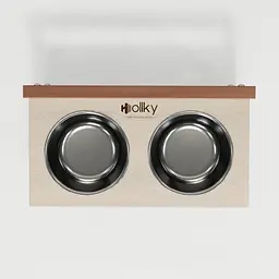 Hollky Flex S — миски на регульованій підставці для маленьких собак (2 × 0.450 л) - мініатюра 4