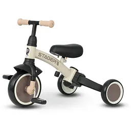 Велосипед біговел з ручкою Qplay Stager 3 в 1 Beige-Brown (T80STAGERBeigeBrown) - мініатюра 9