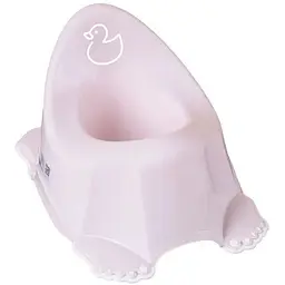 Горщик дитячий Tega Baby антиковзкий Duck light pink
