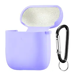 Чохол Silicone Case 2,5mm with microfiber for AirPods 1/2 Elegant Purple
