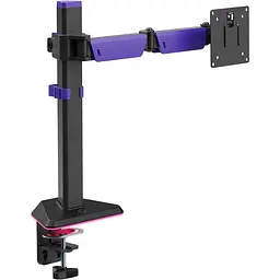 Настільне кріплення для монітора Gamepro MAG101V RGB 17`-40` Black/Violet [148276] - мініатюра 3