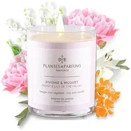Ароматична свічка Plantes & Parfums Pivoine & Muguet 180 г - мініатюра 2
