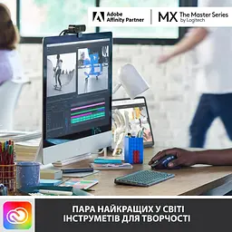 Клавіатура Logitech MX Keys Mini Wireless Illuminated Pale Grey (920-010499) - мініатюра 9