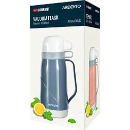 Термос Ardesto Gemini Gourmet 1 л пудровий (AR2610BGG) - мініатюра 8