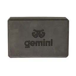 Блок для йоги Gemini Sport GВ001-BK 23х15х7,5 см, чорний