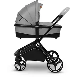 Коляска 3 в 1 Lionelo Mika Grey Stone, світло-сіра (LO-MIKA 3IN1 GREY STONE) - мініатюра 4