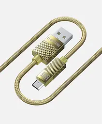 Кабель Luxe Cube Premium USB-microUSB, 1м, золотистий (8889986489885)