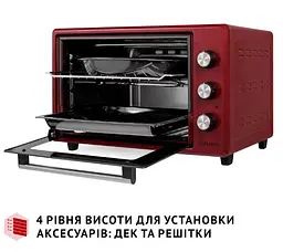 Електрична піч Perfelli Mirage 37 RED - мініатюра 11