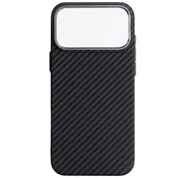 Чохол до мобільного телефона Armorstandart LikeCarbon2 MagCase Apple iPhone 17 Pro Max Carbon Black (ARM86259)