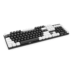 Комплект провідний KB+Mouse XStrike X-1011, USB, RGB підсвічування, (Eng/Укр/Pyc), Black/White, Box - мініатюра 4