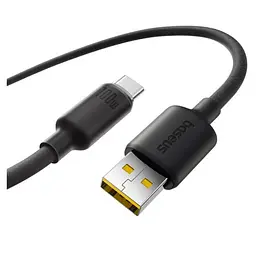 USB кабель Baseus Foamed Silicone USB to Type-C 100W 1m черный E0426800