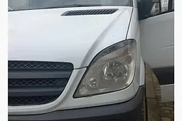 Вії фар для Mercedes-Benz Sprinter (W906) 2006-2018 на скотчі Чорні Voron glass - мініатюра 2