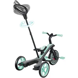 Велосипед триколісний Globber Explorer Trike 4 в 1 м'ятний (632-206-3) - мініатюра 4