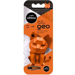 Ароматизатор в авто Aroma Car Geo Cat Polymer Sparkling Mango (5904224120597) - мініатюра 2