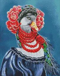 Алмазна мозаїка/вишивка Українська гуска 40*50 см Ідейка AMO 7601