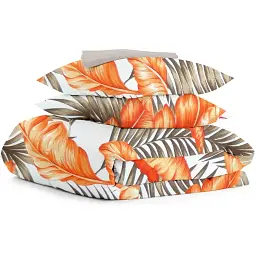 Комплект постільної білизни Cosas сімейний ORANGE PALMS 2 x 160 x 220 см (PalmBeigeOrange_Quartz_160x2)