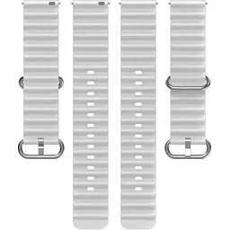 Універсальний ремінець для смарт-годинників Ocean Band 20mm Light Grey [122652] - мініатюра 3