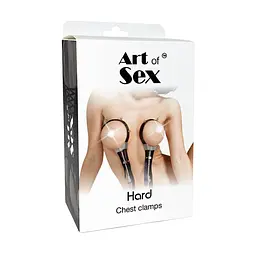 Затискачі для грудей із шипами Art of Sex - Hard Chest clamps - мініатюра 4