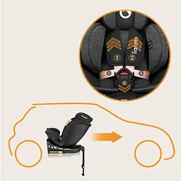 Автокрісло Lionelo Navy I-Size black pink (LO-NAVY I-SIZE BLACK PINK) - мініатюра 15