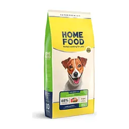 Сухий корм для собак Home Food ADULT MINI Low-grain For active adult and junior з ягням та рисом 10 кг (4820235020439)