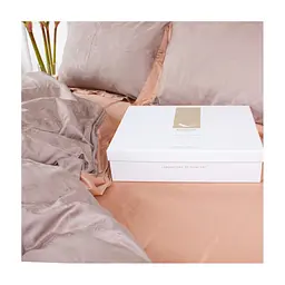 Постільна білизна MirSon Satin Жаккард Golden wheat 143х210х2 (2200005395547) - мініатюра 4