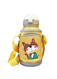Дитячий термос - поїлка в сумці з чашкою 3 в 1 600 ml Mumlove Помаранчевий - мініатюра 2