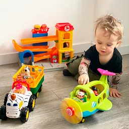 Ігровий набір зі звуком Kiddieland Цікавий гараж (055707) - мініатюра 8