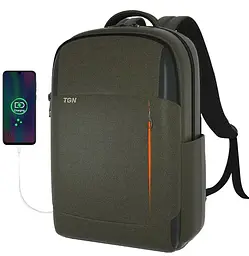 Рюкзак Tigernu T-B3906B 15.6 Army Green - мініатюра 2