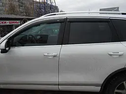 Дефлектори вікон вітровики для Лексус RX III 300/350/400 2009-2015 З Молдингом Хром - мініатюра 2