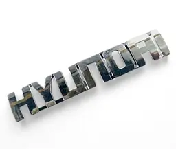 Емблема напис Hyundai Хром 149х27 мм (на скотчі) 8631517500