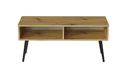 Тумба під ТВ Невада Ferrum-decor 45x100x38 Чорний метал ДСП Дуб Артізан 16 мм (FRD-106726) - мініатюра 6