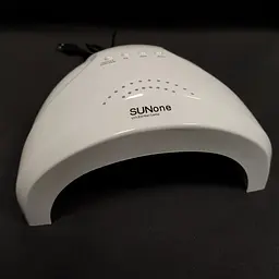 УФ лампа для гель-лаку SUN ONE LED UV Lamp 48 W для полімеризації, нарощування нігтів USB Біла - мініатюра 2