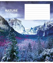 Зошит загальний Школярик Nature landscapes у лінію 24 аркушів 25 шт. (024-3375L) - мініатюра 2
