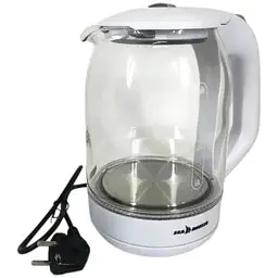 Електрочайник Sea Breeze SB-015 з підсвіткою 1.8 л 1500 Вт Білий/Прозорий - мініатюра 2