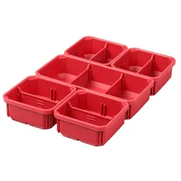 Комплект лотків запасних для органайзерів тонких PACKOUT MILWAUKEE 5 шт 4932471064 / 4932471065 1 великий 4 маленьких