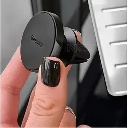 Тримач в машину Baseus Small Ears Series Magnetic Suction Bracket Air Outlet Type чорний (14521) - мініатюра 3