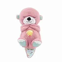 Плюшева іграшка - нічник Видрочка Soothe Snuggle Otter · Іграшка для дитини Казкові сни з музикою, підсвічуванням, диханням - мініатюра 6