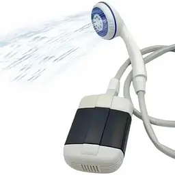 Портативний душ USB Travel Shower з акумулятором 2200 мА·г, помпа, шланг 1.5 м, лійка, тримач - мініатюра 5