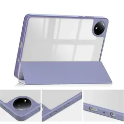 Чохол-книжка BeCover Soft Edge TPU з кріпленням для стілусу для Xiaomi Redmi Pad SE 8.7" Purple Marble (712577) - мініатюра 4