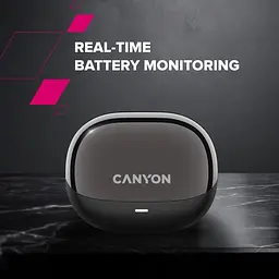 Навушники Canyon TWS OWS Ear Clips OnFlow 14 Black (CNS-TWS14B) - мініатюра 11