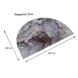 Килимок вологопоглинаючий Wall Sticker 40х60х3 мм SW-00002548 - мініатюра 2