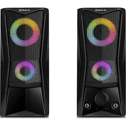 Акустична система REAL-EL S-107 USB Black (EL121100017) - мініатюра 3