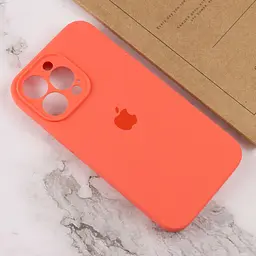 Чохол Silicone Case Full Camera Protective AA для Apple iPhone 14 Pro 6.1" Помаранчевий / Pink citrus - мініатюра 4