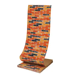 Самоклеюча 3D панель Sticker Wall під бежево-коричневу цеглу катеринослав 20000х700х3мм SW-00002570-