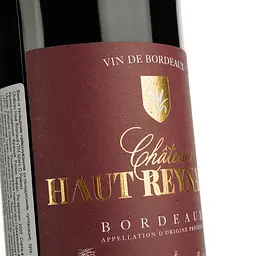 Вино Chateau Haut Reynaud Comte Robert 2022 AOP Bordeaux червоне сухе 0.75 л - мініатюра 3