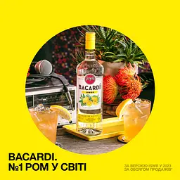 Напій на основі рому Bacardi Limon 27% 0.7 л - мініатюра 4