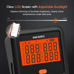BBQ термометр Inkbird IDT-34C-B цифровий із Bluetooth 5.1 на 4 кольорові щупи - мініатюра 3