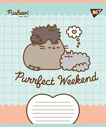 Набір зошитів шкільних YES А5/12 лінія Pusheen Weekend 25 шт (767608) - мініатюра 4