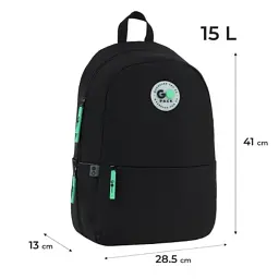 Рюкзак шкільний GoPack Education Teens 188M-4 чорний (GO26-188M-4) - мініатюра 12